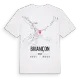 Briançon karta t-shirt