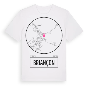 Briançon t-shirt – ekologisk bomull t-shirt från Pinshirt