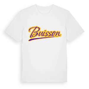 Buisson baseball t-shirt – ekologisk bomull t-shirt från Pinshirt