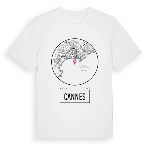 Cannes t-shirt – ekologisk bomull t-shirt från Pinshirt