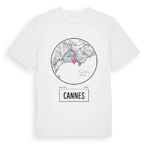 Cannes t-shirt – ekologisk bomull t-shirt från Pinshirt