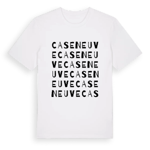 Caseneuve ordlek t-shirt – ekologisk bomull t-shirt från Pinshirt