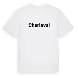 Charleval fetstil t-shirt – ekologisk bomull t-shirt från Pinshirt