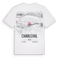 Charleval karta t-shirt