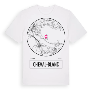 Cheval-Blanc t-shirt – ekologisk bomull t-shirt från Pinshirt