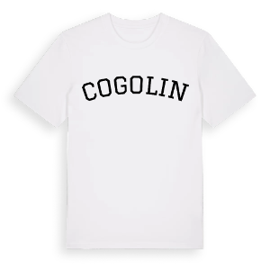 Cogolin böjd t-shirt – ekologisk bomull t-shirt från Pinshirt