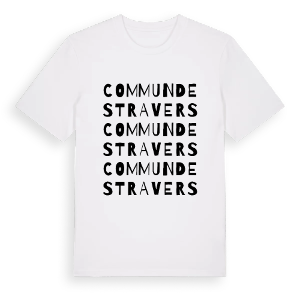 Commun des Travers ordlek t-shirt – ekologisk bomull t-shirt från Pinshirt