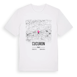 Cucuron karta t-shirt – ekologisk bomull t-shirt från Pinshirt