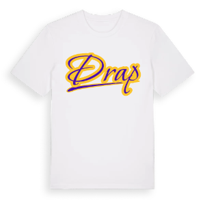 Drap baseball t-shirt – ekologisk bomull t-shirt från Pinshirt
