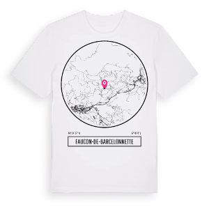 Faucon-de-Barcelonnette t-shirt – ekologisk bomull t-shirt från Pinshirt