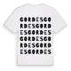 Gordes ordlek t-shirt