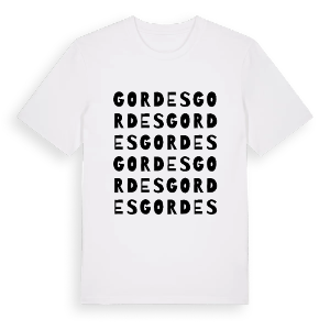 Gordes ordlek t-shirt – ekologisk bomull t-shirt från Pinshirt