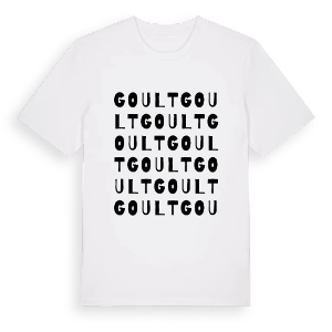 Goult ordlek t-shirt – ekologisk bomull t-shirt från Pinshirt