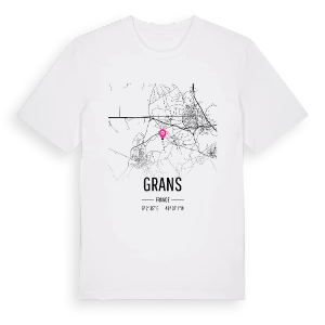 Grans karta t-shirt – ekologisk bomull t-shirt från Pinshirt