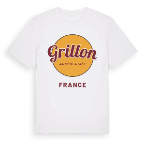 Grillon cirkel t-shirt – ekologisk bomull t-shirt från Pinshirt