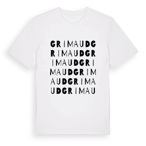 Grimaud ordlek t-shirt – ekologisk bomull t-shirt från Pinshirt
