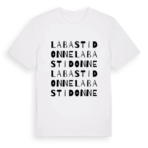La Bastidonne ordlek t-shirt – ekologisk bomull t-shirt från Pinshirt