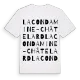 La Condamine-Châtelard ordlek t-shirt