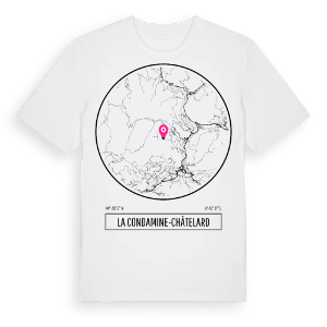 La Condamine-Châtelard t-shirt – ekologisk bomull t-shirt från Pinshirt