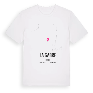 La Gabre karta t-shirt – ekologisk bomull t-shirt från Pinshirt