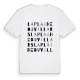 La Plaine du Villars ordlek t-shirt