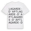Lagarde-d'Apt ordlek t-shirt