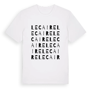 Le Caire ordlek t-shirt – ekologisk bomull t-shirt från Pinshirt