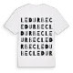 Le Durbec ordlek t-shirt