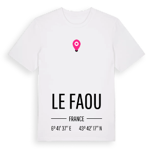Le Faou karta t-shirt – ekologisk bomull t-shirt från Pinshirt