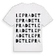 Le Pradet ordlek t-shirt