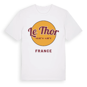 Le Thor cirkel t-shirt – ekologisk bomull t-shirt från Pinshirt