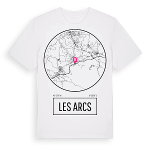 Les Arcs t-shirt – ekologisk bomull t-shirt från Pinshirt