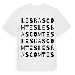 Les Bas Comtes ordlek t-shirt – ekologisk bomull t-shirt från Pinshirt