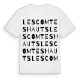 Les Comtes Hauts ordlek t-shirt
