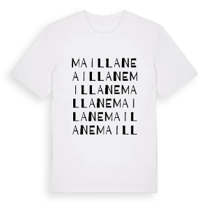 Maillane ordlek t-shirt – ekologisk bomull t-shirt från Pinshirt