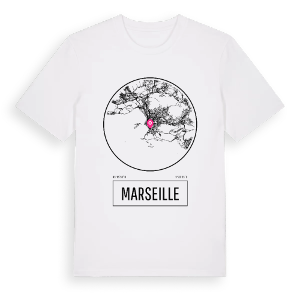 Marseille t-shirt – ekologisk bomull t-shirt från Pinshirt