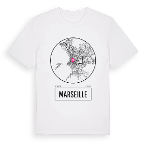 Marseille t-shirt – ekologisk bomull t-shirt från Pinshirt