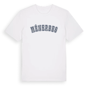 Ménerbes college t-shirt – ekologisk bomull t-shirt från Pinshirt