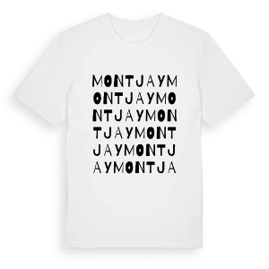 Montjay ordlek t-shirt – ekologisk bomull t-shirt från Pinshirt