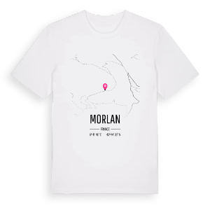 Morlan karta t-shirt – ekologisk bomull t-shirt från Pinshirt