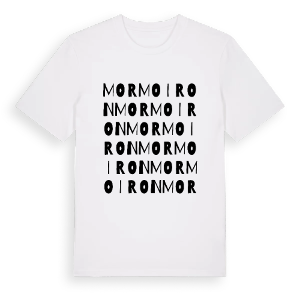 Mormoiron ordlek t-shirt – ekologisk bomull t-shirt från Pinshirt