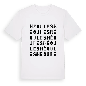 Néoules ordlek t-shirt – ekologisk bomull t-shirt från Pinshirt