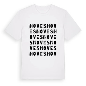 Noves ordlek t-shirt – ekologisk bomull t-shirt från Pinshirt