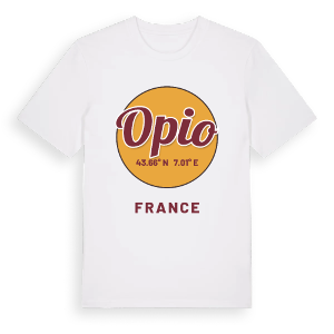 Opio cirkel t-shirt – ekologisk bomull t-shirt från Pinshirt
