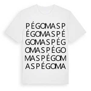 Pégomas ordlek t-shirt – ekologisk bomull t-shirt från Pinshirt
