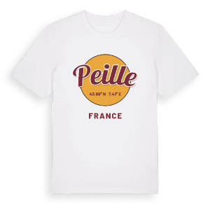Peille cirkel t-shirt – ekologisk bomull t-shirt från Pinshirt