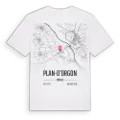 Plan-d'Orgon karta t-shirt