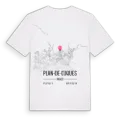 Plan-de-Cuques karta t-shirt