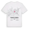 Plan-de-Cuques karta t-shirt