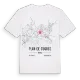 Plan-de-Cuques karta t-shirt